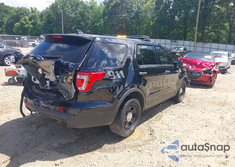 2017 Ford Police Interceptor из США, поврежденный, VIN 1FM5K8AR5HGD66773